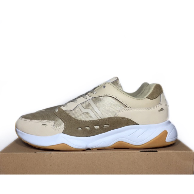 Sepatu Casual Piero Ergo Khaki White Gum P20613 ORIGINAL BNIB