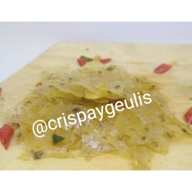 

Keripik Kaca (PIKKA) crispaygeulis 160gram
