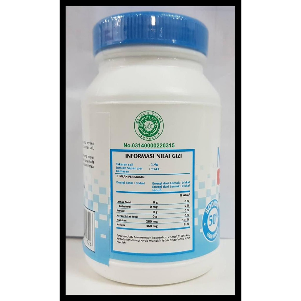 Nutrisalin Garam Sehat Garam Diet Garam Kesehatan 200 Gr Termurah Termurah