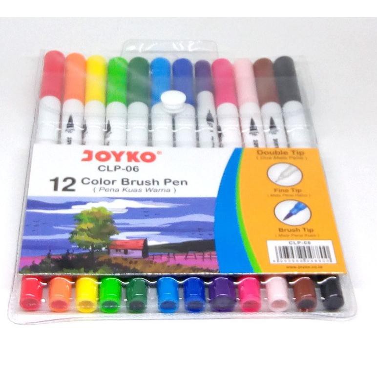 

Hj3Code Brush Pen Joyko CLP-06 - 12 Warna(siap Kirim)N9W7