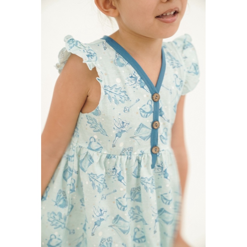 BOHOPANNA Disney Tinkerbell Ruffle Dress #2