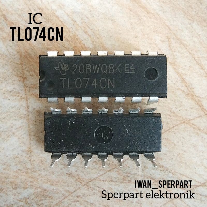 Jual IC ORIGINAL TL074CN TL074 DIP14 | Shopee Indonesia
