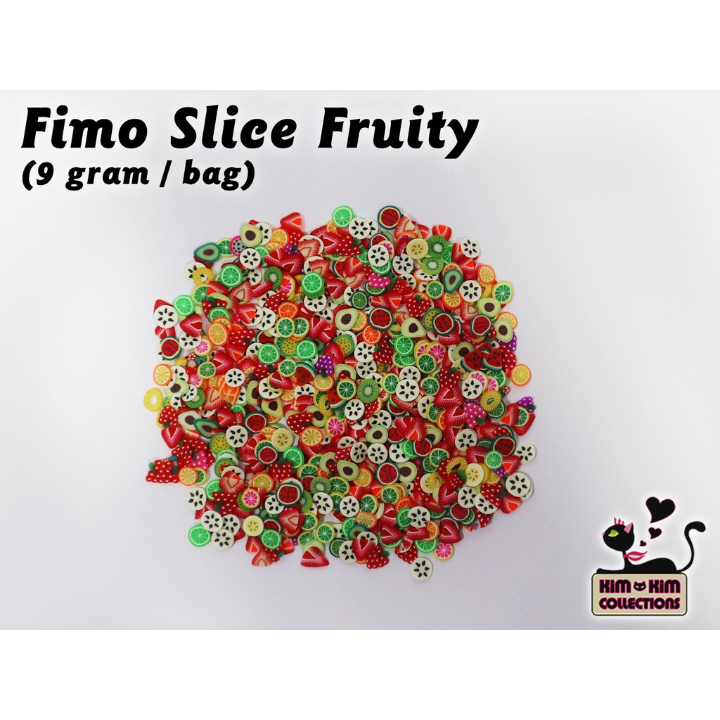 700 pcs Fimo Slice mix ( Fimo yang sudah dipotong )