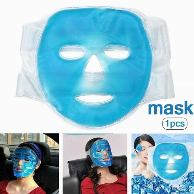 Masker Muka Dingin Panas Hot Ice Cold Gel Face Mask Kompres Wajah