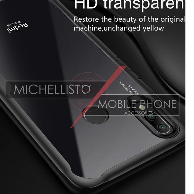 Importir Resmi iPaky Case Redmi Note 7 Armor Shield Bumper Transparent Clear Original