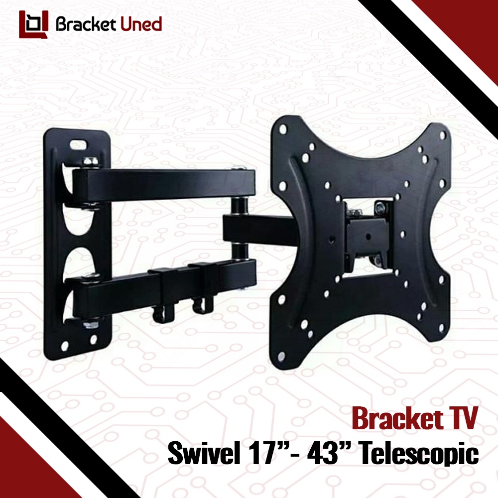 Bracket TV LED LCD 32 40 43 42 24 21 29 49 17 14 Inch Dijamin Cocok 14 - 40 In 6 Arah Universal Breket TV Briket TV Braket TV Gantungan TV Tembok Tempelan TV Dinding BU1 X200 X400