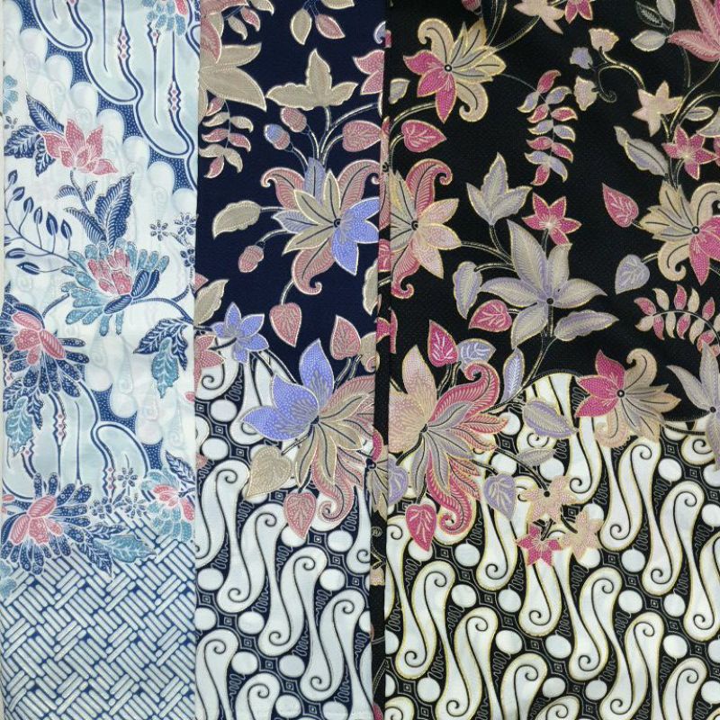 Kain Bahan Batik Halus Bahan Polyester Printing High Quality | Meteran Tanah Abang