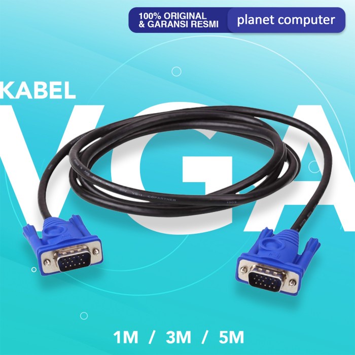 Kabel VGA PC Monitor LCD Extension Male to Male Digital High Quality