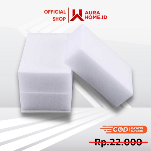 Spons Melamin Ajaib Pembersih Perabotan / Spons Spoons Spone Busa Magic Sikat Pembersih Penggosok Ke