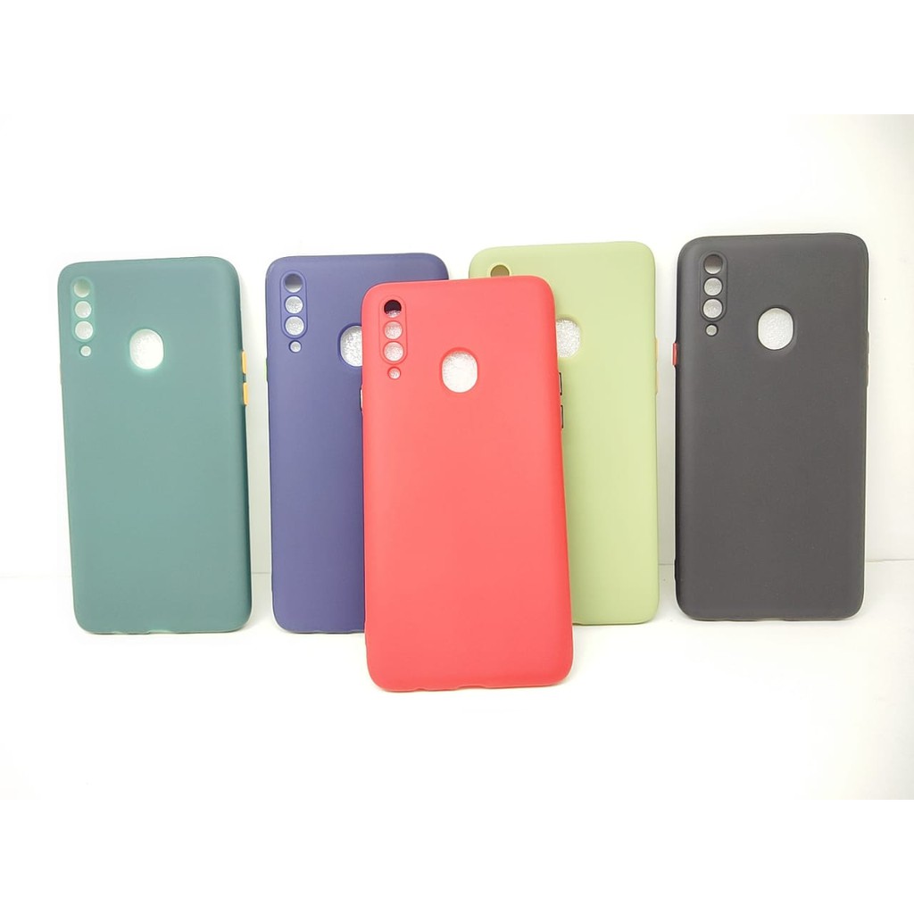 SMPC TPU Samsung A20s A207F 6.5 inchi SoftCase Macaron Protection Camera inch SoftCase Macaron