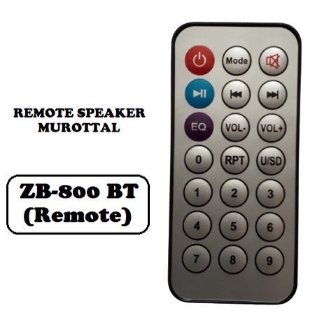 Remote Speaker Murottal ZB-800 BT Remote Speaker ZB-800 BT Spekaer ZB 800 BT Plus Remot Pakai Remote