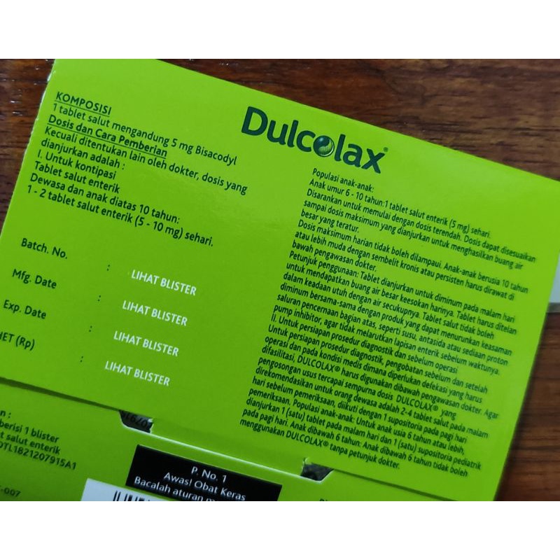 Dulcolax 4 Tablets / Mengatasi Susah Buang Air Besar / Sembelit