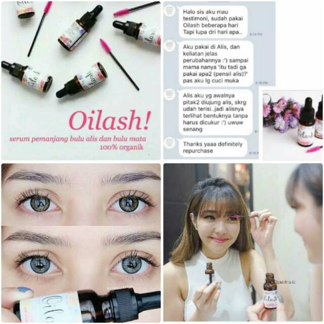 Eyelash &amp; Eyebrow Growth Serum (penumbuh bulu mata dan alis) Sea Nature Oil Lash Pelentik Bulu Mata Oilash Grosir Murah Serum Penumbuh Bulu Mata Original