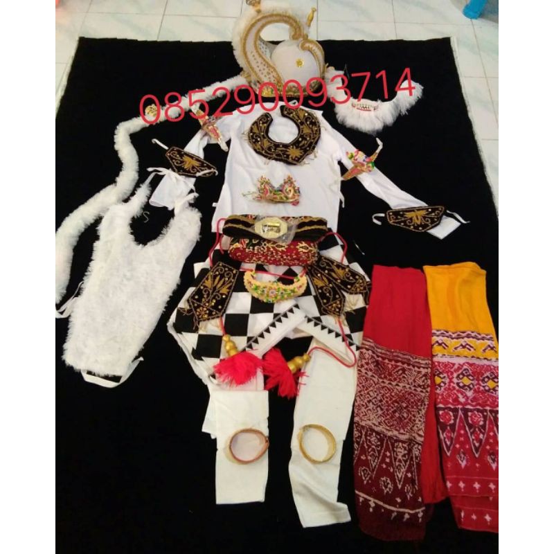 kostum tari anoman wayang orang