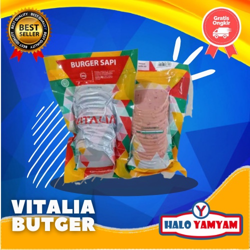 

VITALIA DAGING BURGER ISI 10 250 gram FROZEN MAKANAN MINUMAN FROZEN FOOD ANAK GIZI SEHAT HALAL MURAH