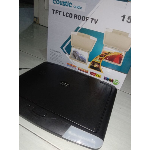 TV Plafon Mobil 15inch TFT LCD ROOF TV Coustic audio