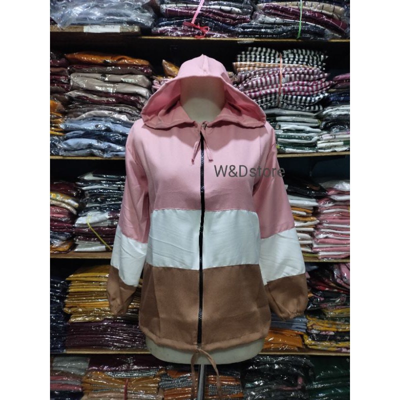 Jaket Wanita Brio Jaket Moscrepe SLETING FULL