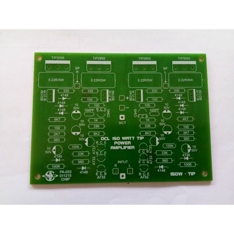 PCB Power TIP 150 Watt Stereo PA-033