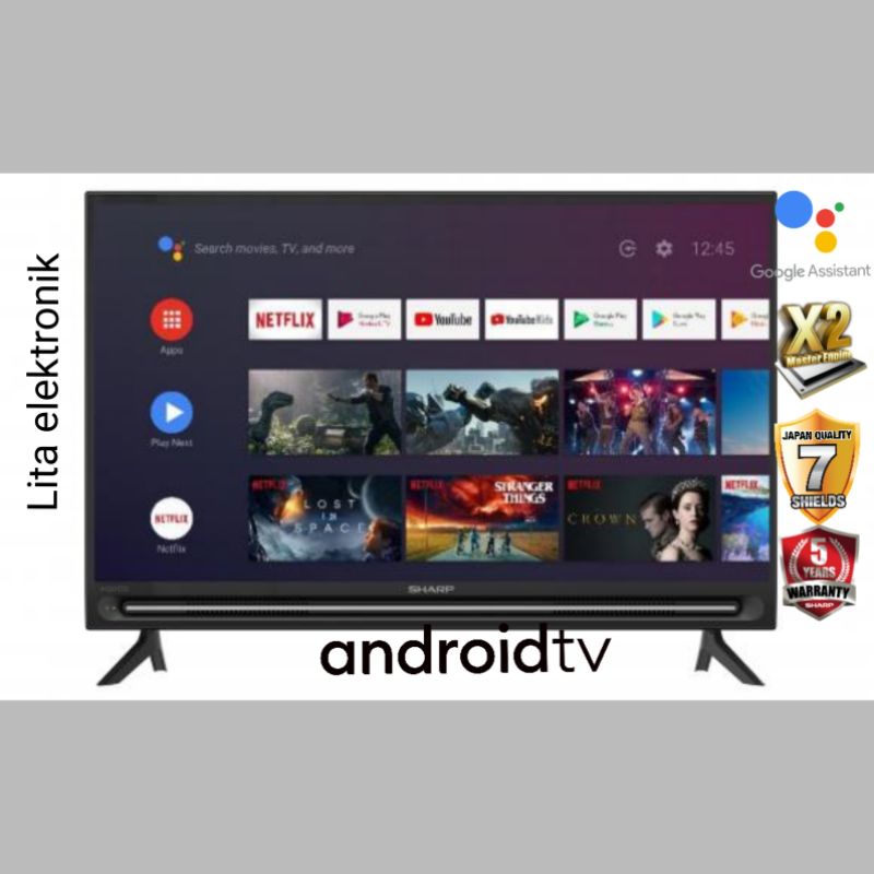Sharp led tv 2t-c32bg1i android