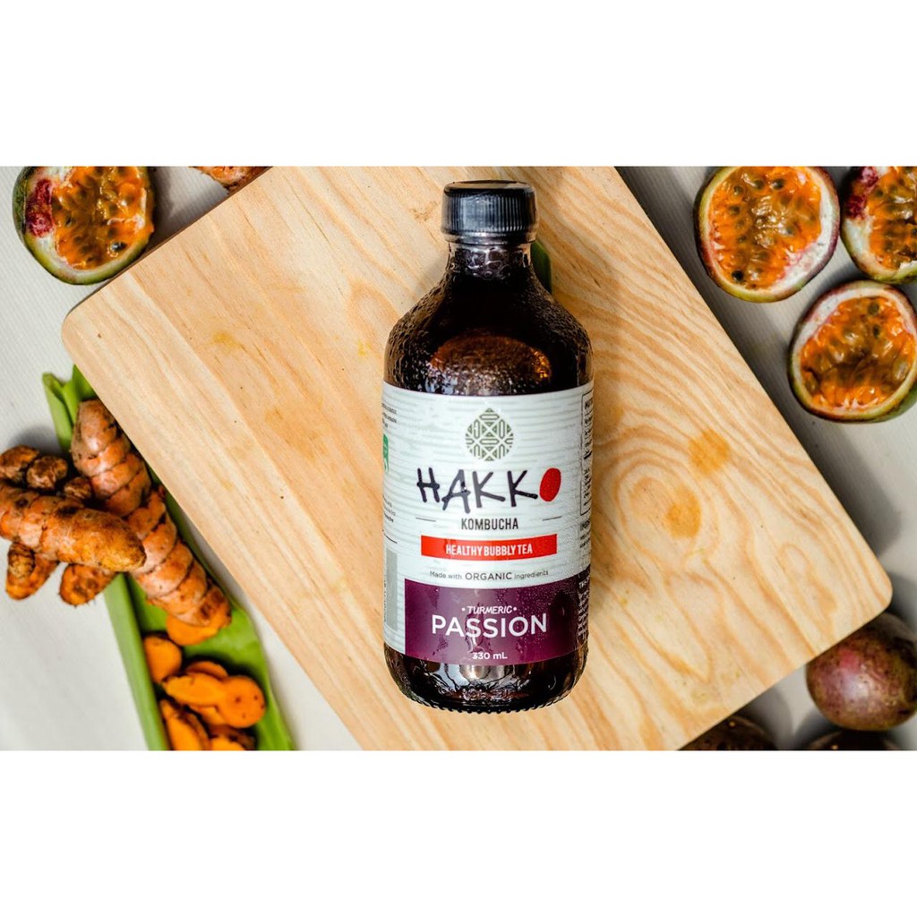 

Hakko Kombucha Passion Turmeric / Markisa Kunyit 330 ml