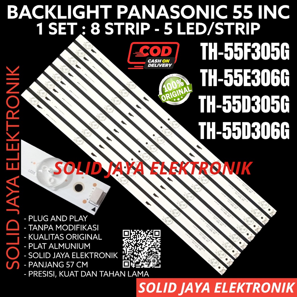 BACKLIGHT TV LED PANASONIC 55 INC TH 55F305 55E306 55D305 55D306 55F305G 55E306G 55D305G 55D306G LAMPU BL 5K 3V TH-55F305G TH-55E306G TH-55D305G TH-55D306G TH-55F305 TH-55E306 TH-55D305 TH-55D306 TH55F305G TH55E306G TH55F305 TH55E306 TH55D305 TH55D306 5IN