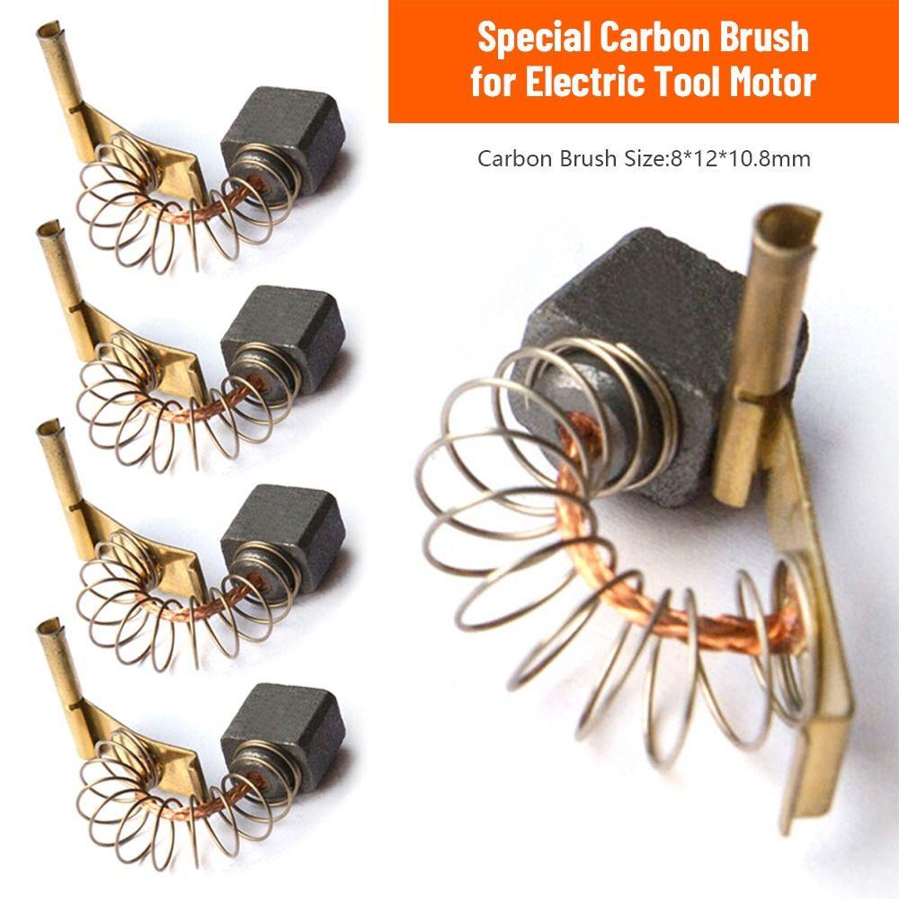 Solighter 2pcs Bor Mini Kualitas Tinggi Rotary Tool Hand Tools Universal Carbon Brushes