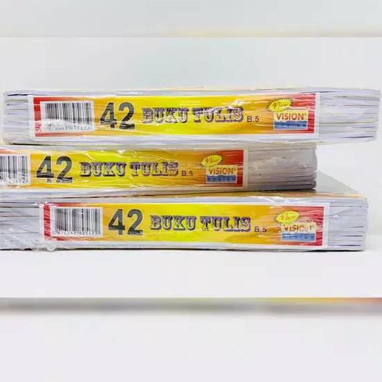 

Miliki 1PACK Buku Tulis BOXY Vision B5 42 lembar 시