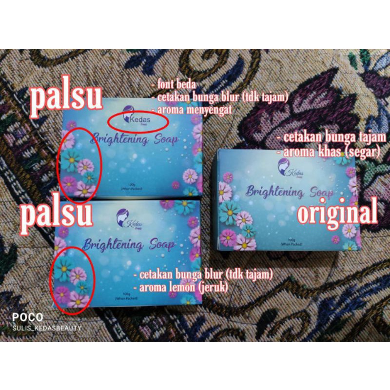 SABUN KEDASBEAUTY BRIGHTENING SOAP ORIGINAL 100% AssssLLLiiiiiii-5