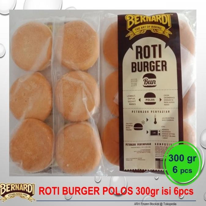 

BERNARDI Roti Burger Polos 6pc MURAH Kode 331