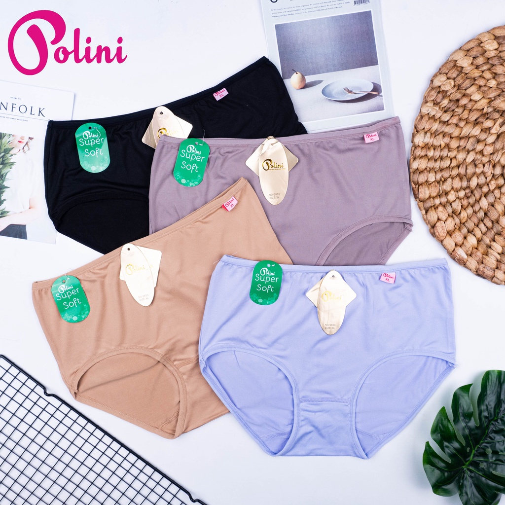 BEE - Cd Undies Polini Celana Dalam Polos Untuk Wanita Bahan Katun Premium 2833