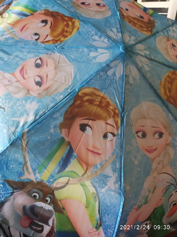 Payung Lipat 3 Disney Frozen Karakter Motif Terbaru Haiyan 500