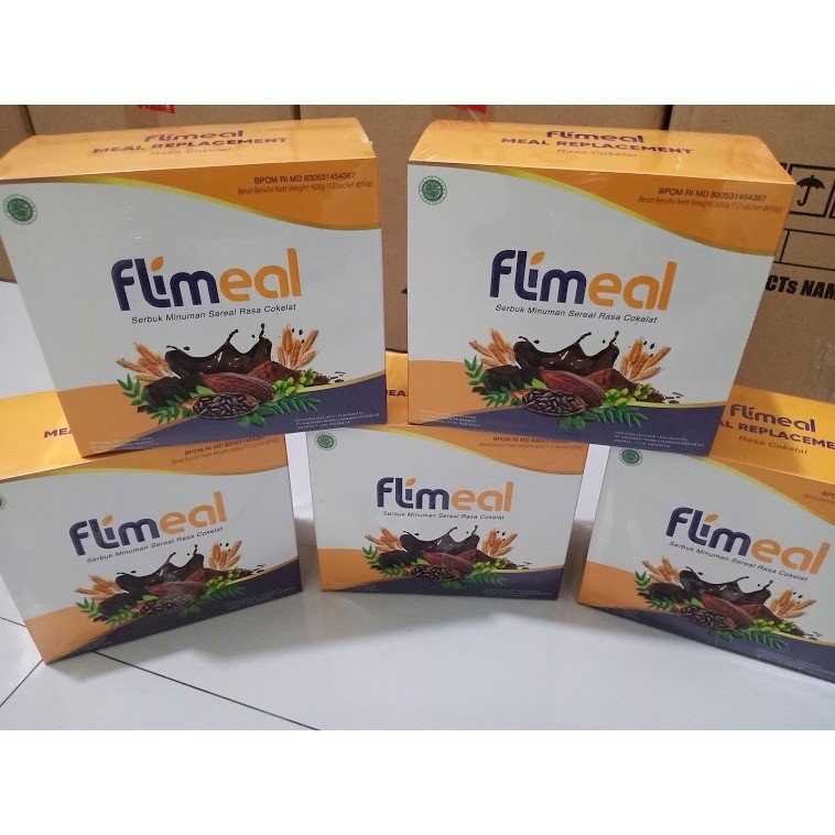 Flimeal Flimty Meal 2 Box Minuman Sereal Pengganti Makan Halal BPOM