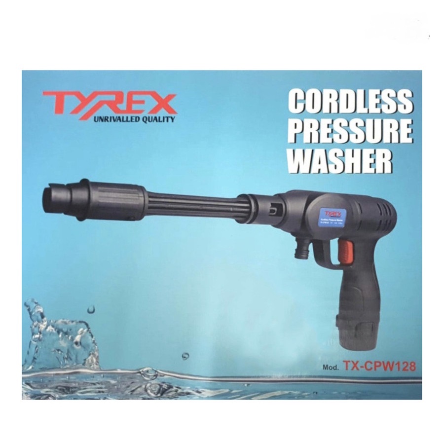 Cordless Jet Cleaner Alat Cuci Motor Mobil Steam AC Baterai Tyrex