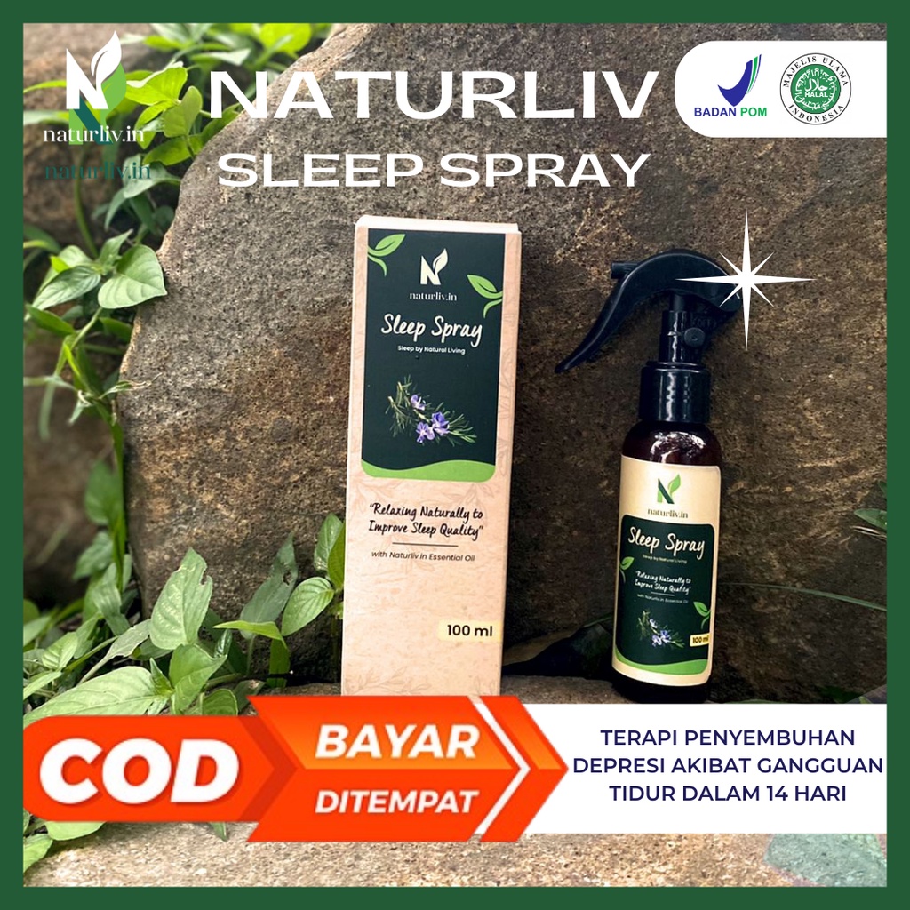 Jual NATURLIV Sleep Spray Relaksasi Untuk Tidur Nyenyak Sejenis Sukha ...