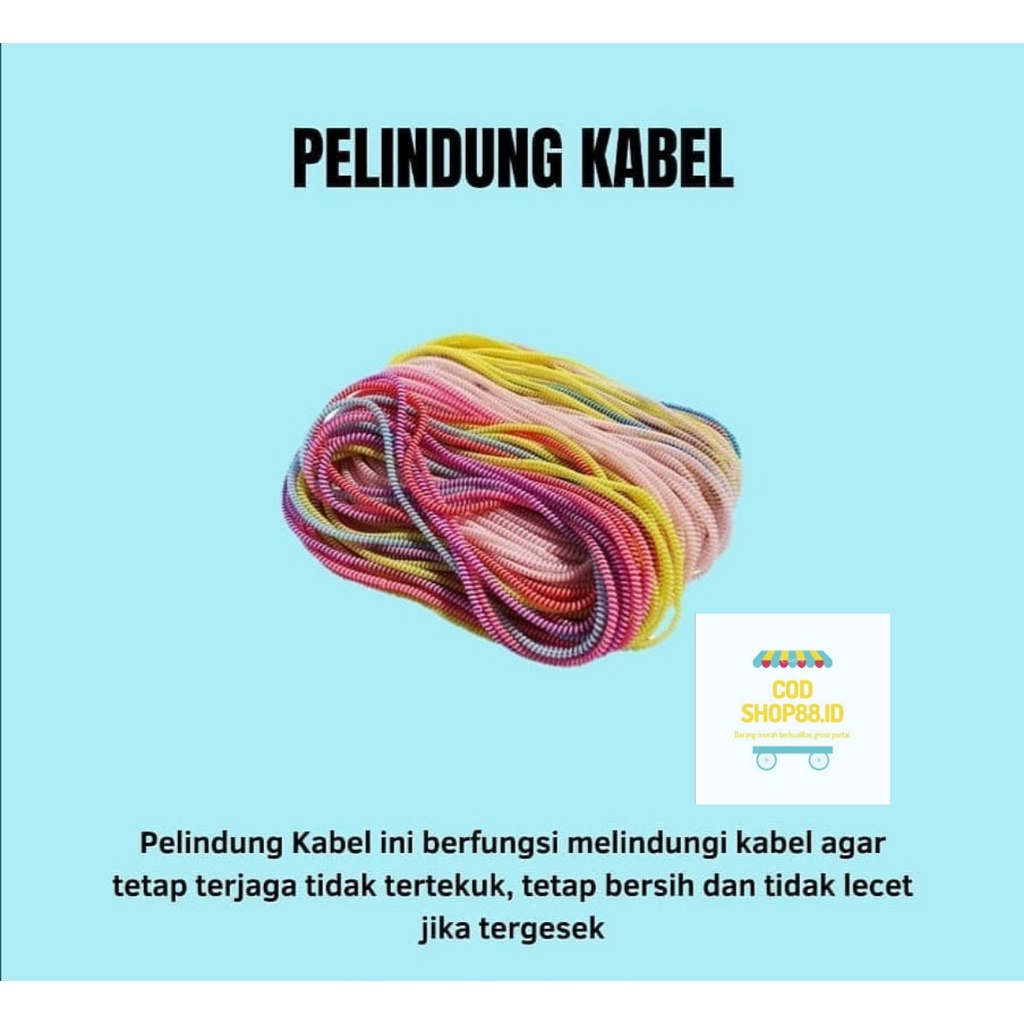 (COD)pelindung kabel//lilitan charger