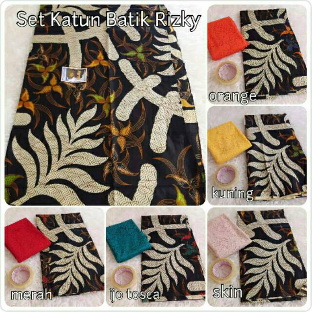 Set katun batik rizky