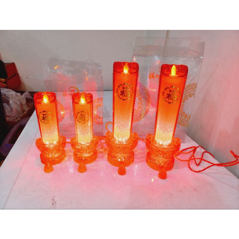 Lampu Altar Lilin / Lampu Sembahyang / Lampu LED Altar Lilin