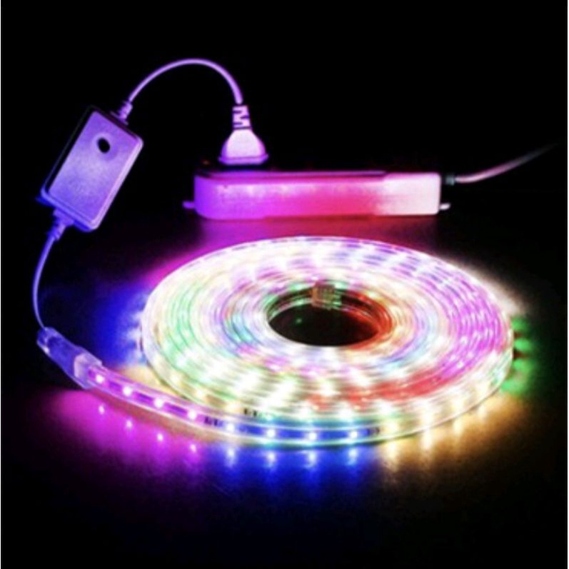 10 Meter] Lampu LED STRIP SELANG 2835 10M 220V OUTDOOR RGB