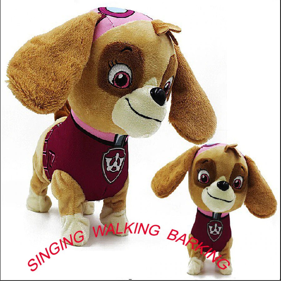 (Gratis Ongkir) New Doll  Walking Barking Musical Robot Dog Electronic pet Toys Interactive