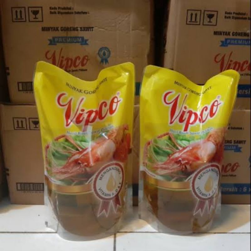 Minyak goreng vipco kemasan 500ml 1 dus