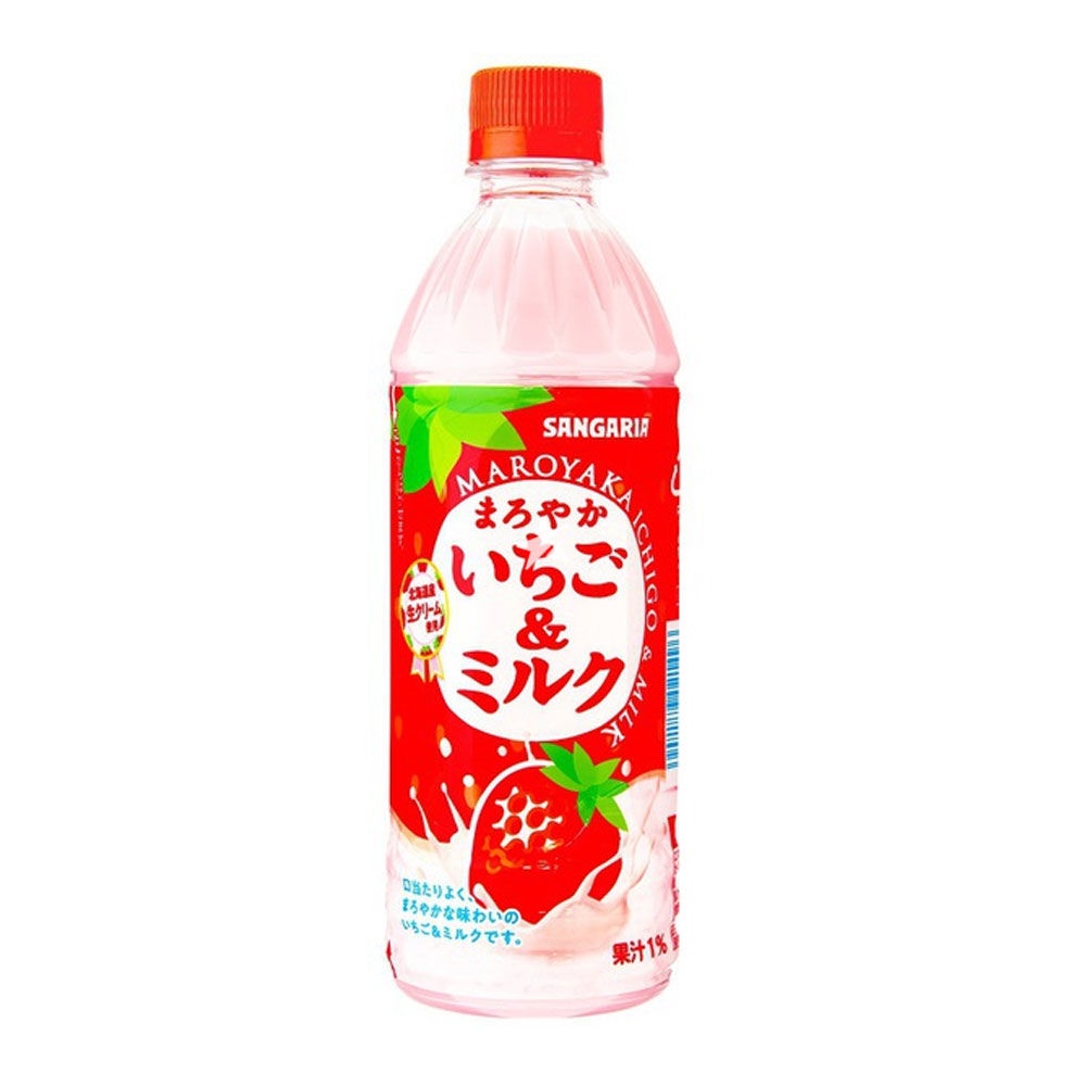 

LIMITED - Sangaria Maroyaka Strawberry Milk Ichigo Miruku. susu jepang 500ml
