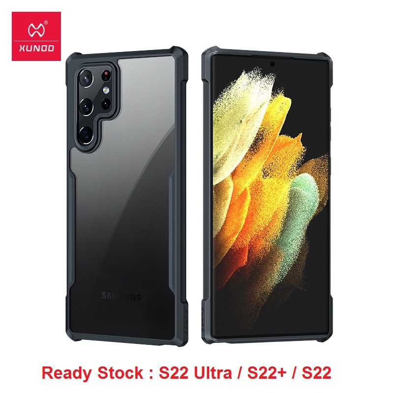 XUNDD ORIGINAL Samsung Galaxy S22 Ultra S22+ S22 Plus Soft Hard Case - S22 Ultra