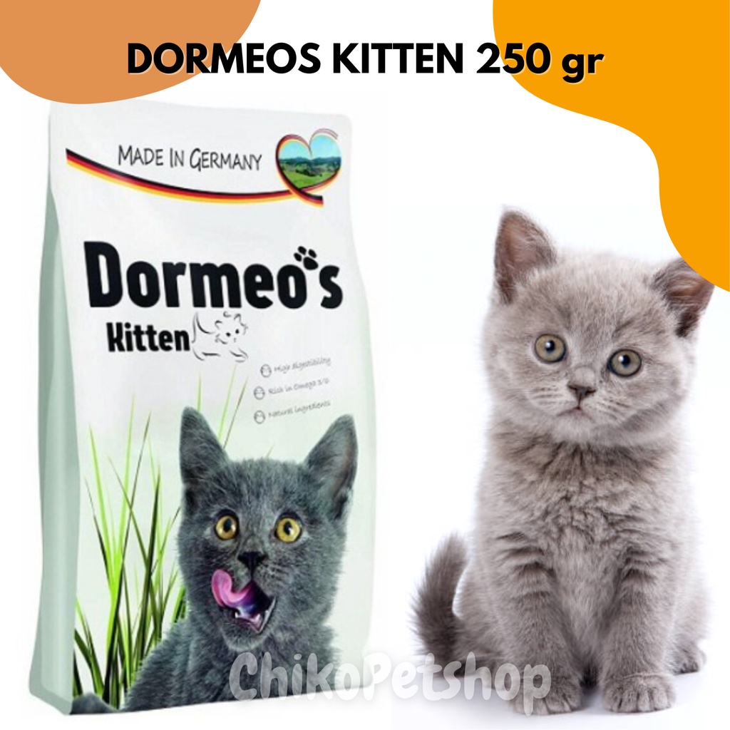 Makanan Kucing DORMEOS KITTEN Kemasan 250 gr | DORMEO'S KITTEN 250gr