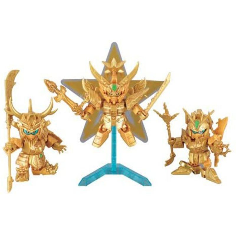 Gundam SD Sangokuden Brave Battle Warriors  True Three Kingdoms Trinity (Singokuden Sanmyitthi) Set