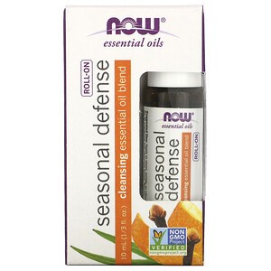 now seasonal defense essential oils roll on 10ml oil vegan organic oil