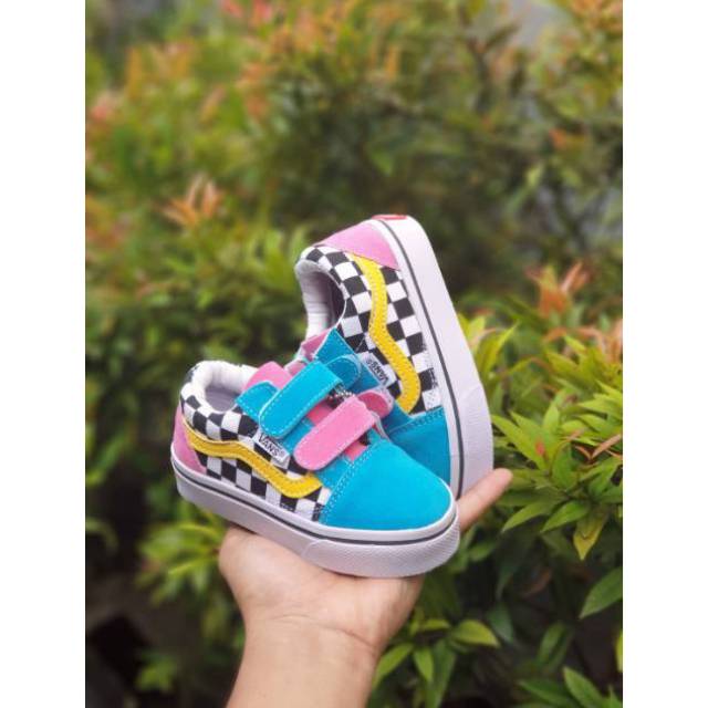 SEPATU ANAK VANS CATUR RAINBOW PREMIUM QUALITY VANS CATUR ANAK RAINBOW