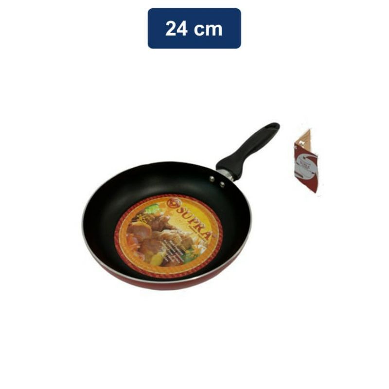 Supra Fry Pan Teflon 24cm - Wajan Teflon Supra 24cm