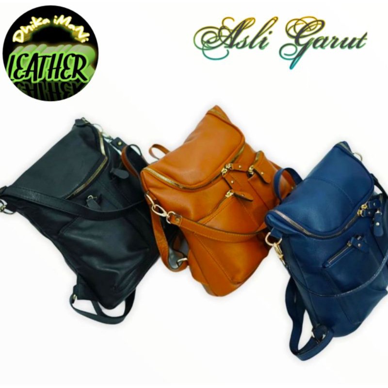 Tas kulit asli Garut Tas Papirut Tas Ransel kulit Tas kulit wanita Tas kulit wanita asli garut