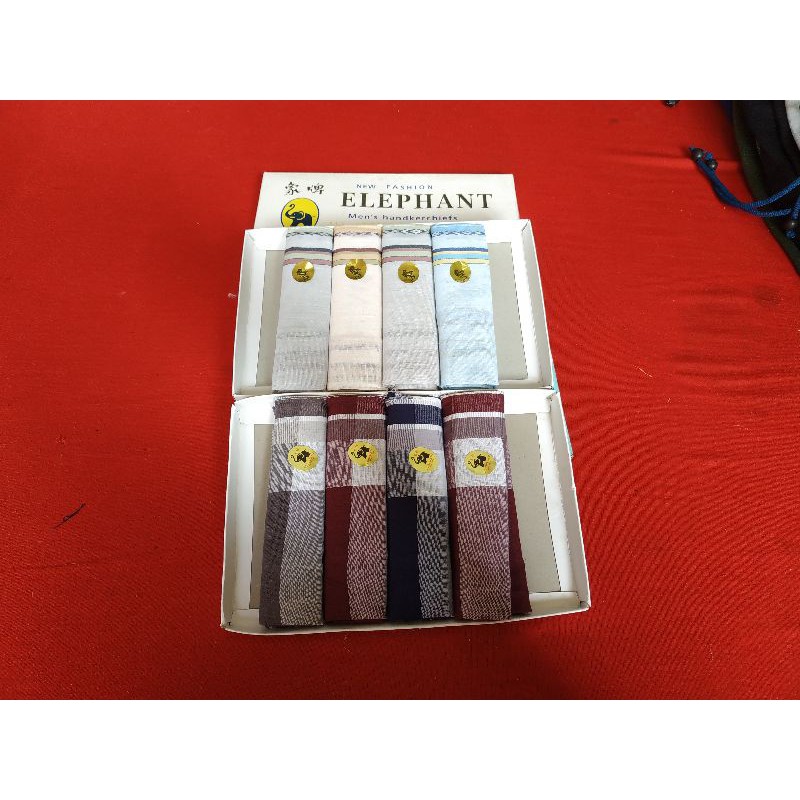 SAPUTANGAN KATUN PRIA GAJAH | SAPUTANGAN SEGIEMPAT MERK GAJAH