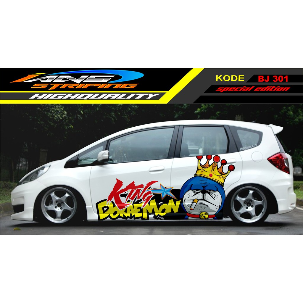 STIKER MOBIL JAZZ